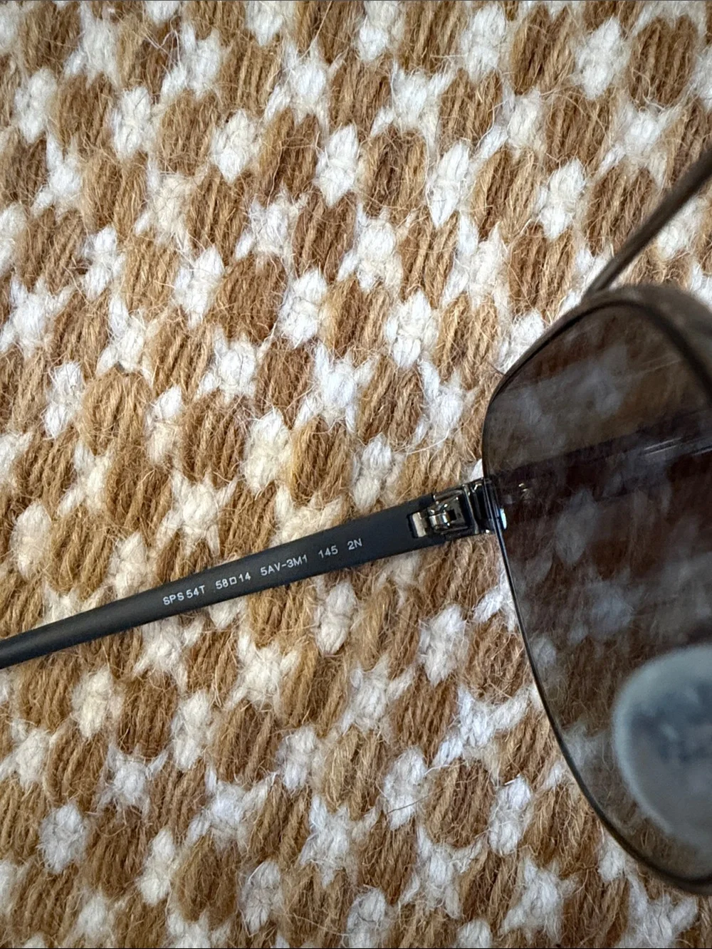 Prada Black Aviator Sunglasses